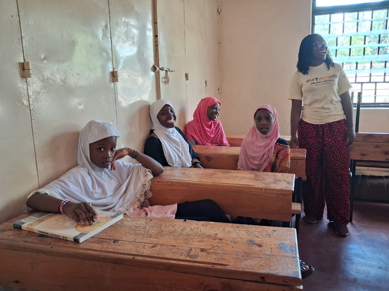 Mentoring session with children at Mama Fauzia Children's Home