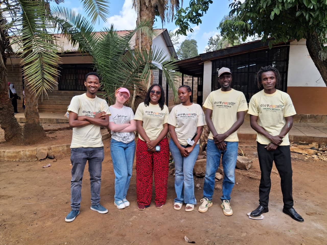 Ubuntu Retold Initiatives team at Mama Fauzia Children's Home